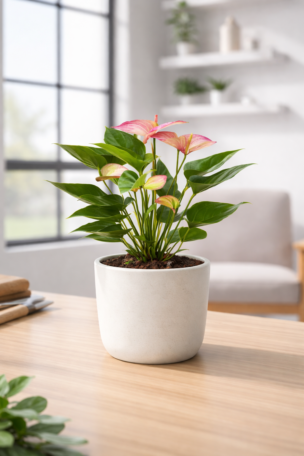 Anthurium (Tricolor) Plant — Lusherra Premium Collection