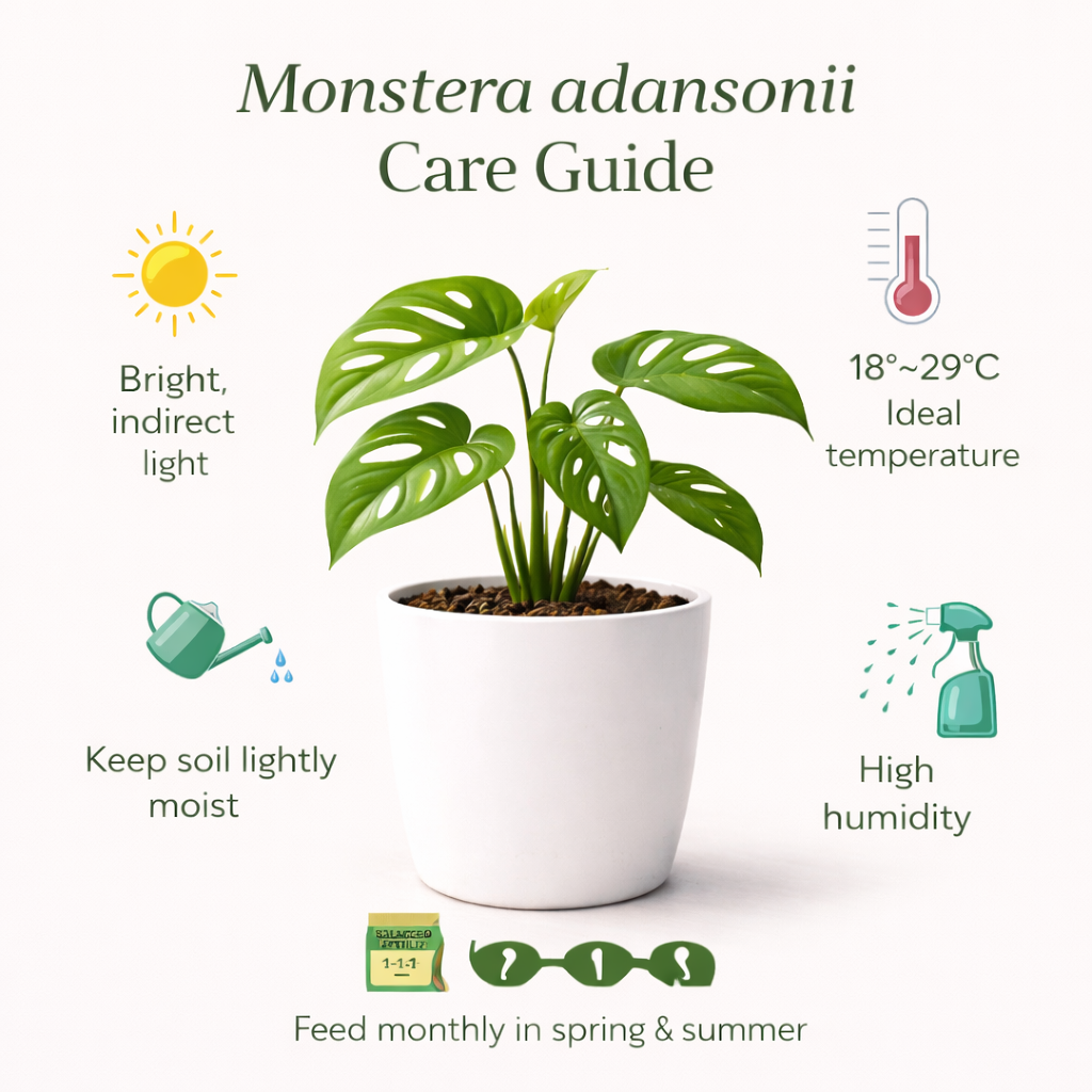 Monstera Broken Heart Plant Sapling