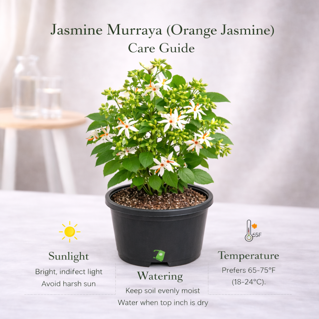 Parijat Tree, Parijatak, Night Flowering Jasmine - Plant