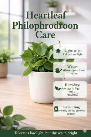 Philodendron Scandens Oxycardium, Heart-Leaf Philodendron - Plant