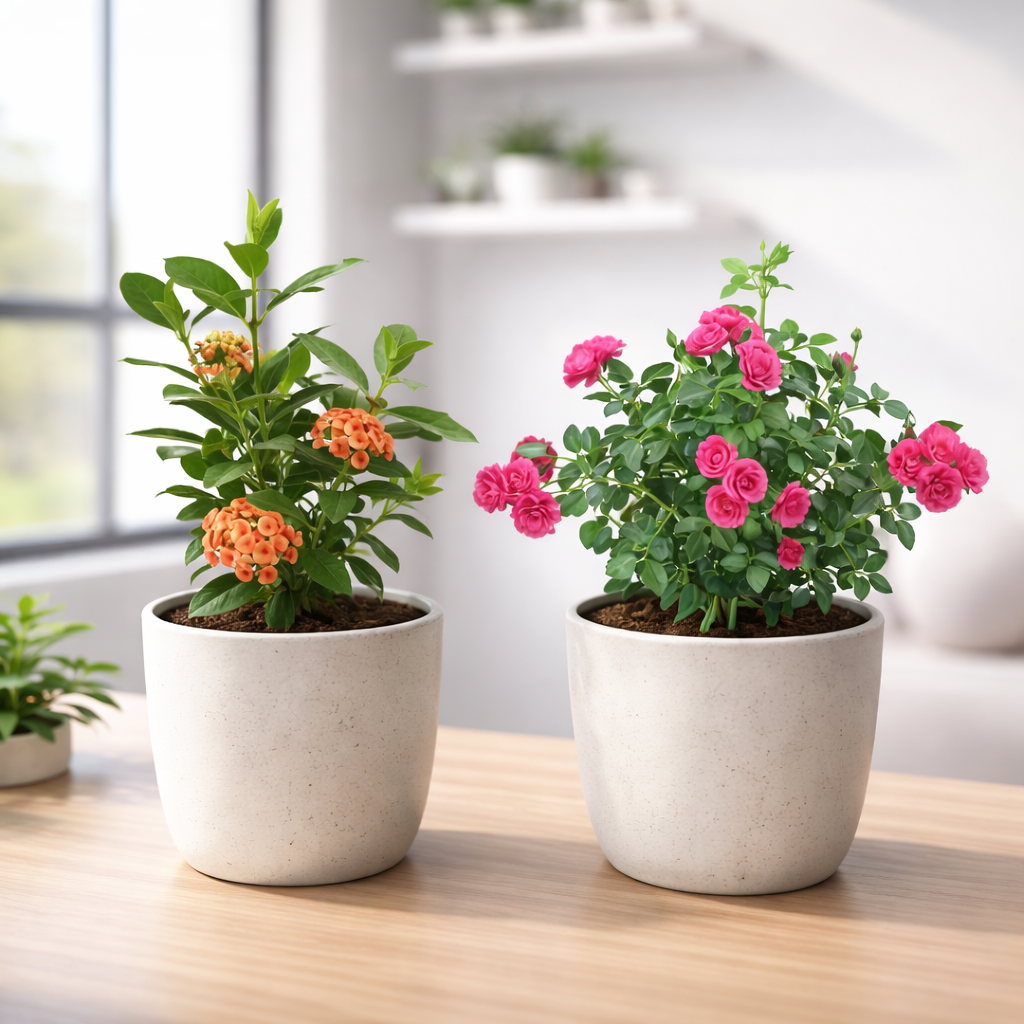 Set of 2 Mesmerising Flower Plants
