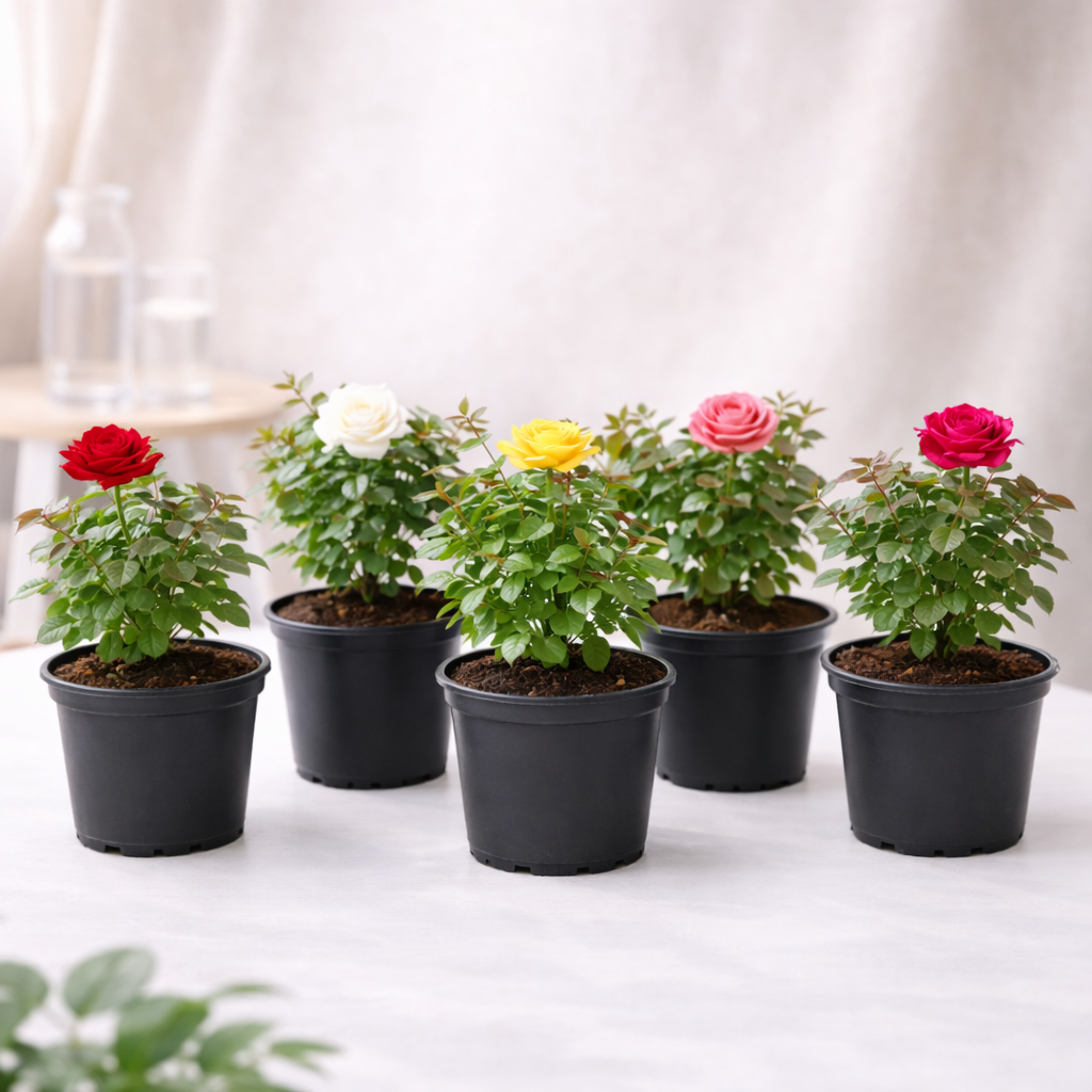 Set of 5 Rose Plants