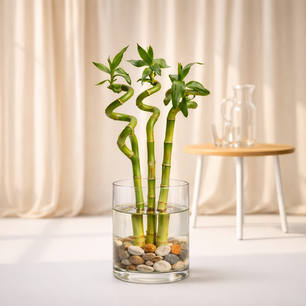 Spiral Stick Lucky Bamboo Plant