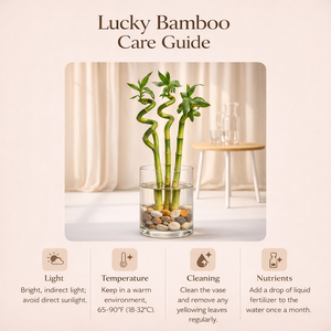 Spiral Stick Lucky Bamboo Plant