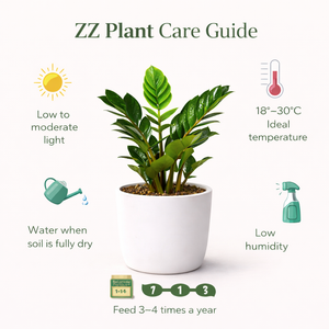 ZZ Plant – Low Light Easy Care Indoor Plant for Apartments in India | Buy Online