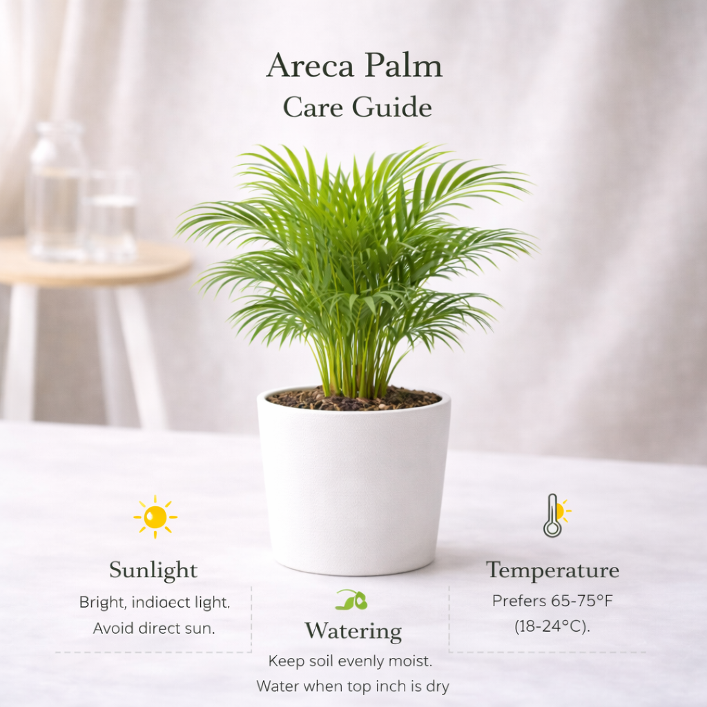 areca palm care guide Table Umbrella Palm Plant – Elegant Indoor Greenery – Lusherra