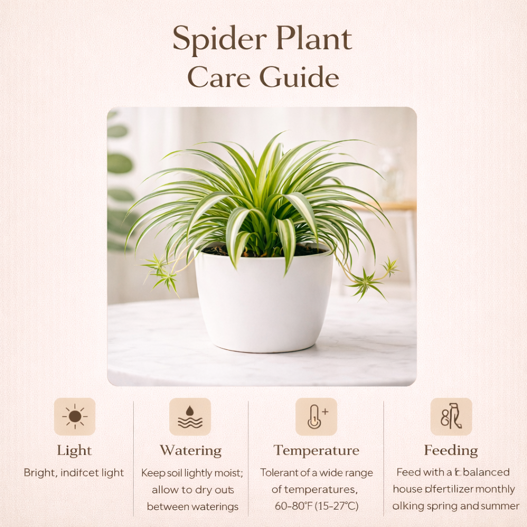 Spider Plant – Air Purifying Indoor Plant